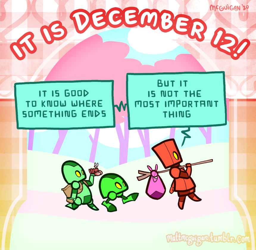 it is good to know where something ends but it  is not the  most important  thing