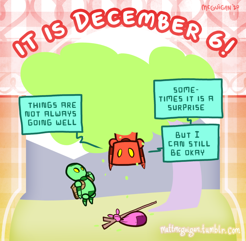 things are not always  going well sometimes it is a surprise but I  can still be okay