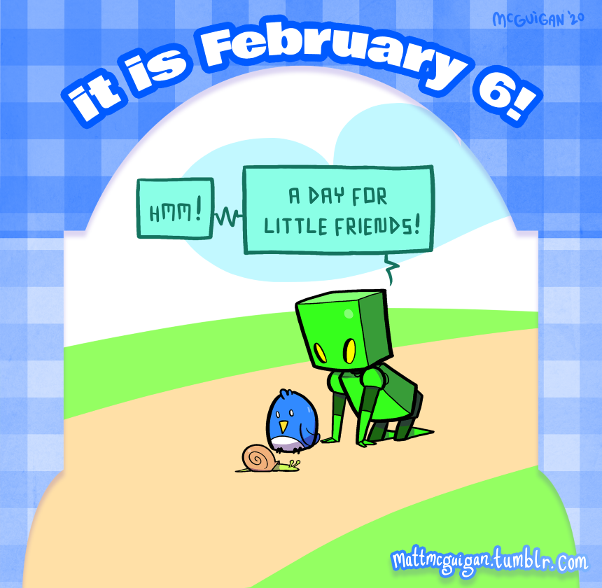 hmm a day for little friends