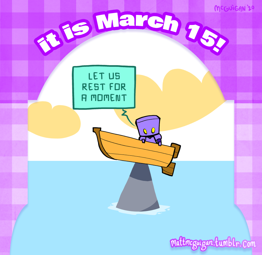 let us rest for a moment