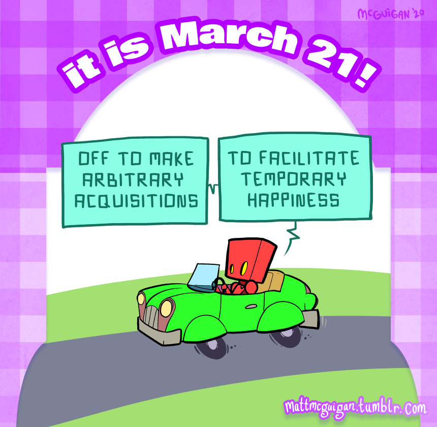 off to make arbitrary  acquisitions to facilitate temporary happiness
