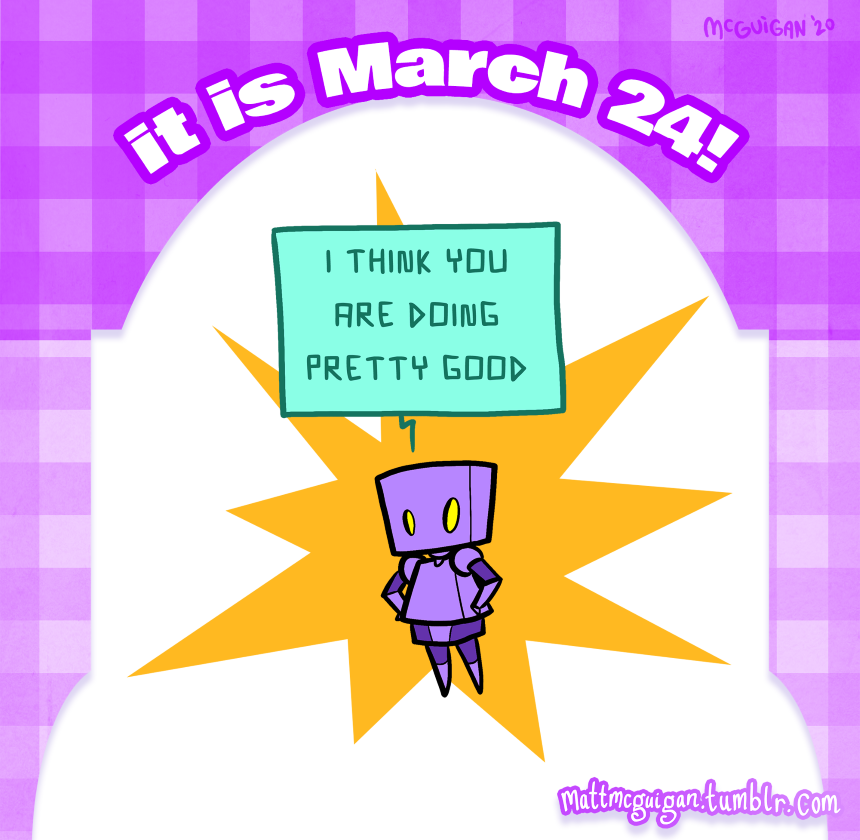 i think you are doing pretty good