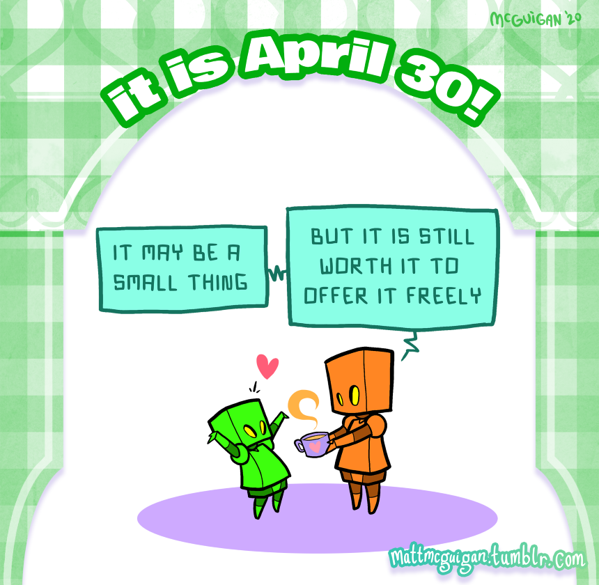 it may be a  small thing but it is still worth it to  offer it freely