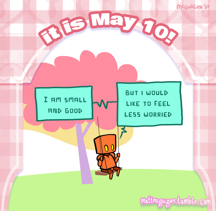 I am small and good but i would  like to feel  less worried