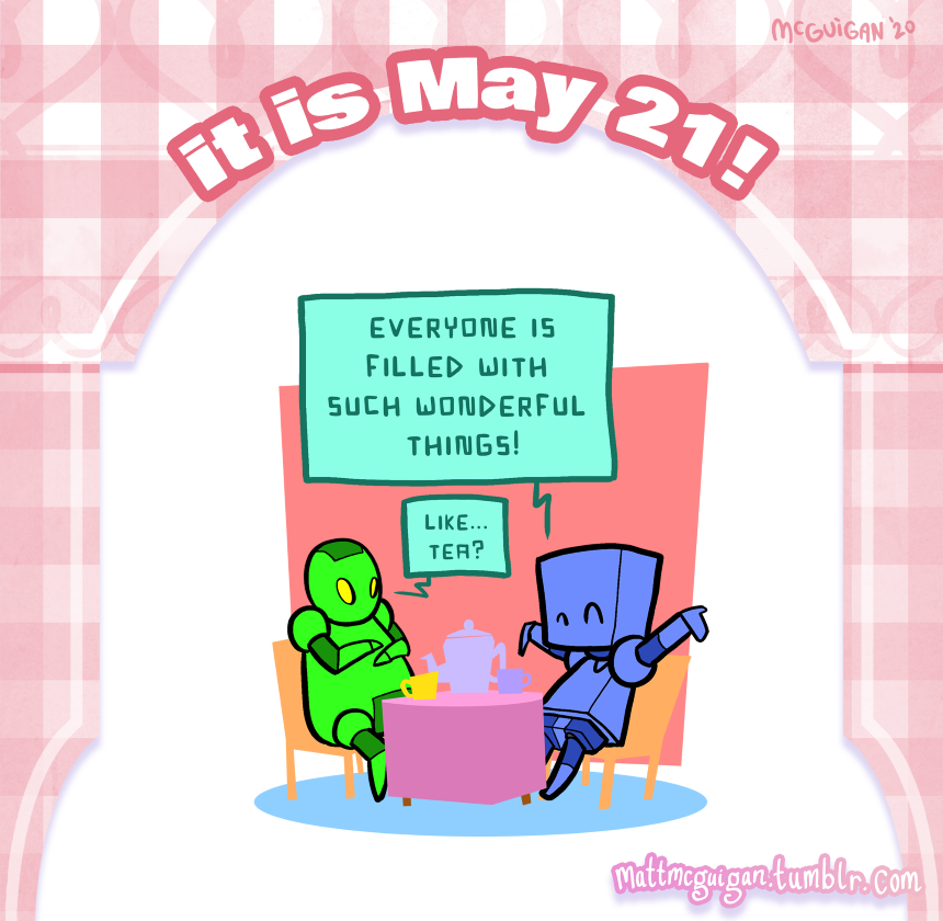 like... tea? everyone is filled with  such wonderful  things!