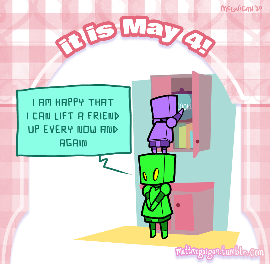 i am happy that i can lift a friend up every now and again