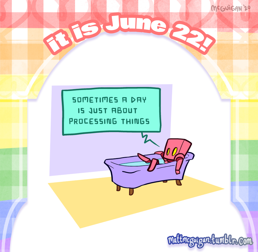 sometimes a day is just about  processing things