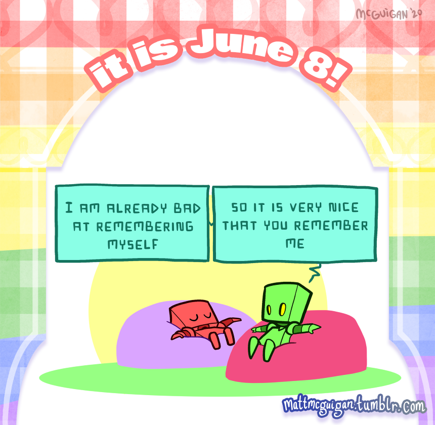 I am already bad at remembering myself so it is very nice that you remember me
