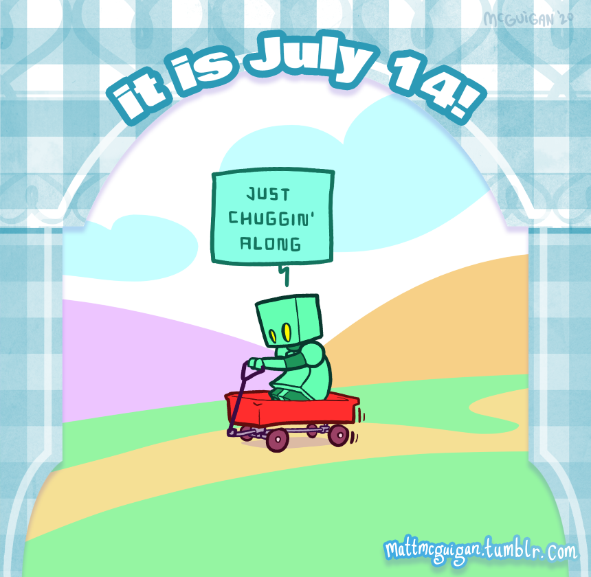 just  chuggin' along
