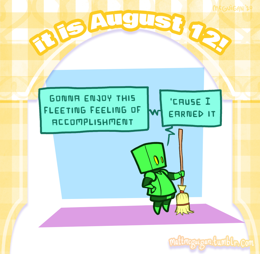 gonna enjoy this fleeting feeling of accomplishment 'cause I  earned it