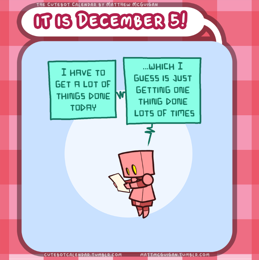 I have to get a lot of things done today ...which I guess is just getting one thing done  lots of times