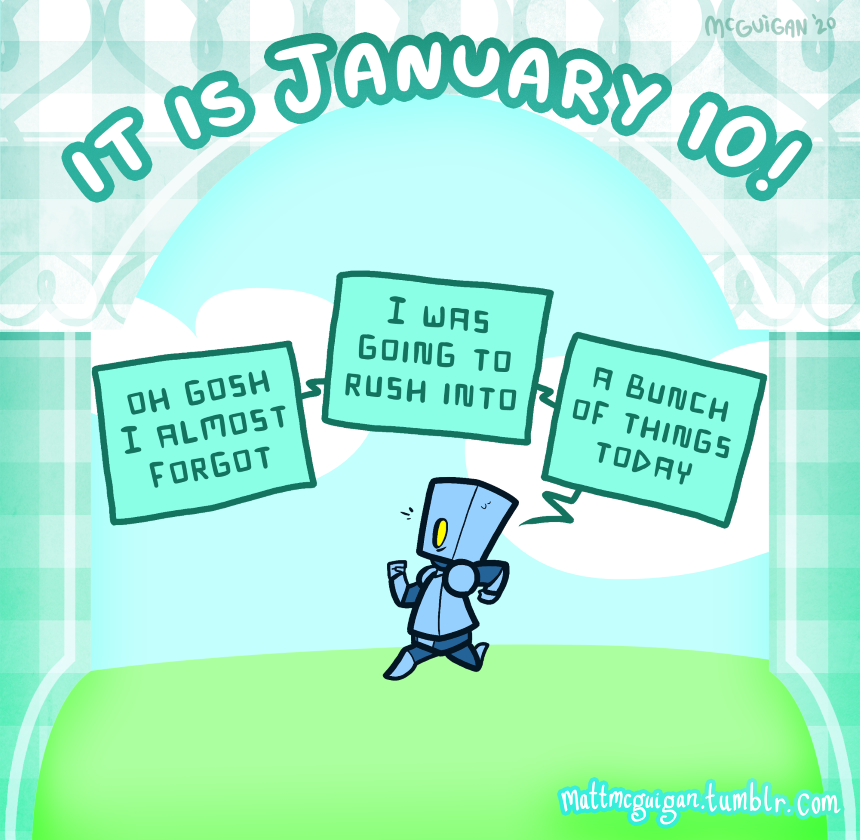I was going to rush into a bunch of things today oh gosh I almost forgot