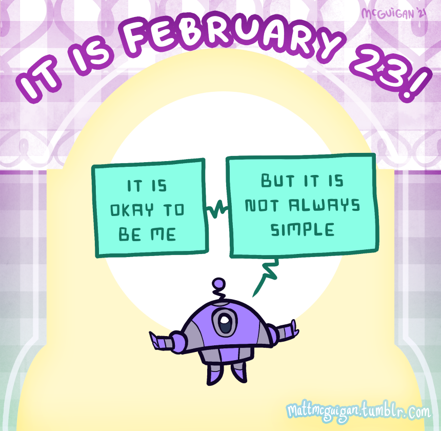 it is okay to be me but it is not always simple