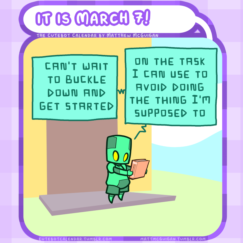understanding executive dysfunction can't wait to buckle down and get started on the task I can use to avoid doing the thing I'm supposed to