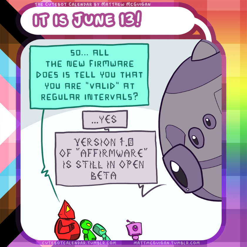 version 1.0 of "affirmware" is still in open beta ...yes so... all the new firmware does is tell you that you are "valid" at regular intervals?