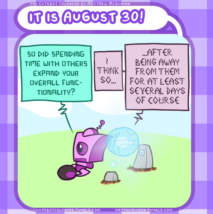 so did spending time with others expand your overall functionality? I  think so... ...after being away from them for at least several days of course