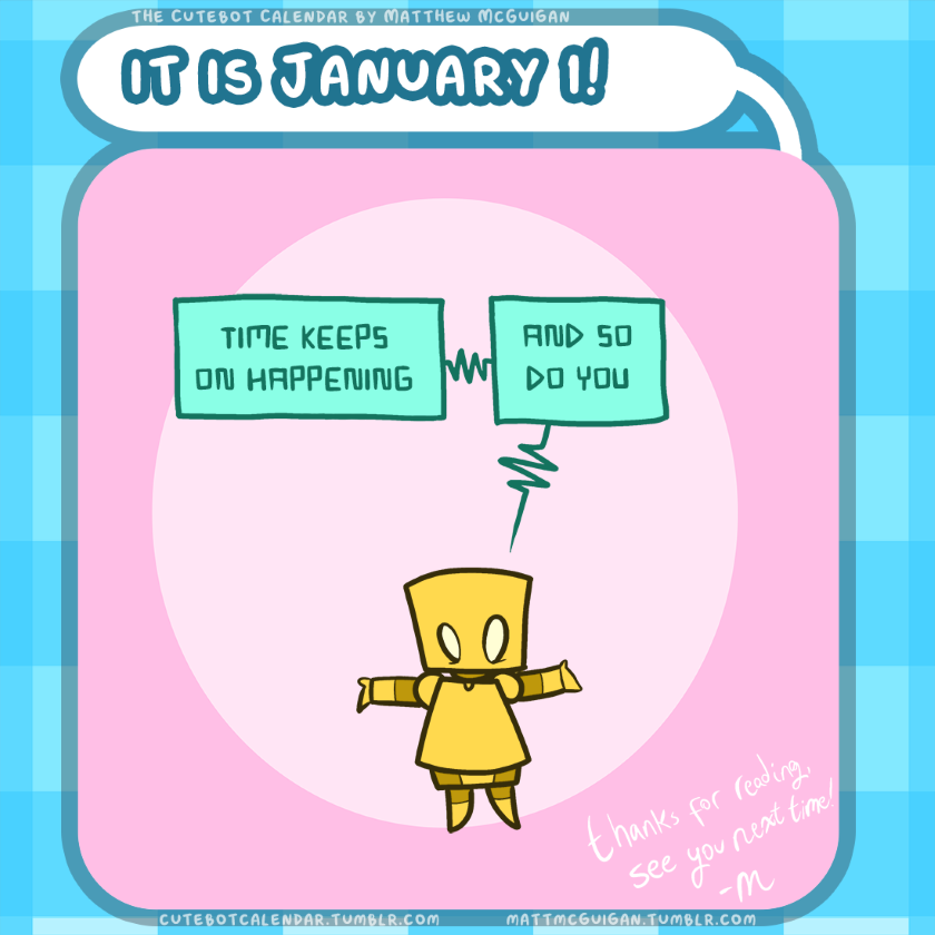 time keeps on happening and so do you