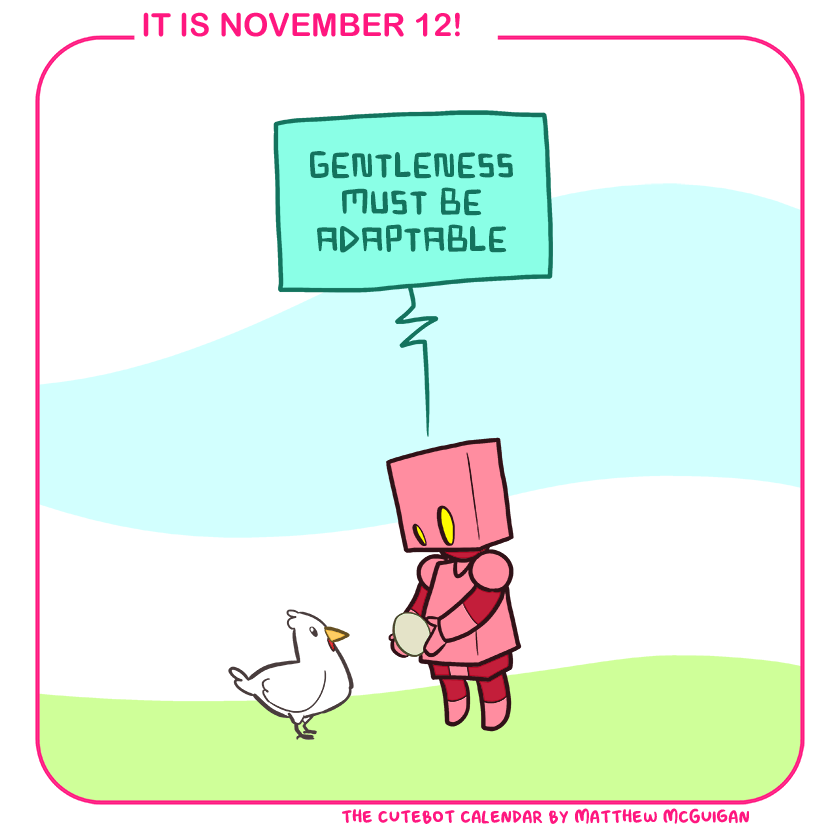 gentleness must be adaptable