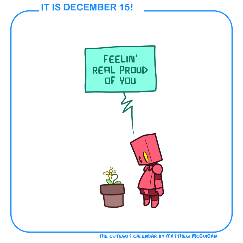 feelin' real proud of you