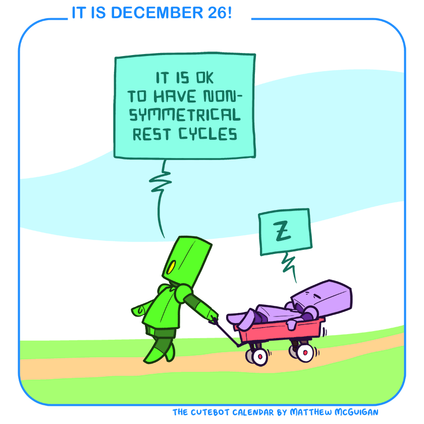 it is ok to have nonsymmetrical rest cycles Z