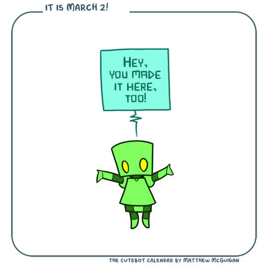 Hey, you made it here, too!