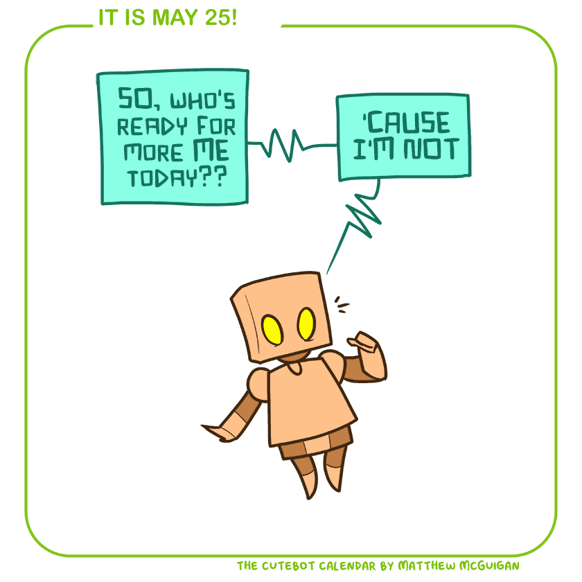SO, who's ready for more ME today?? 'CAUSE I'M NOT