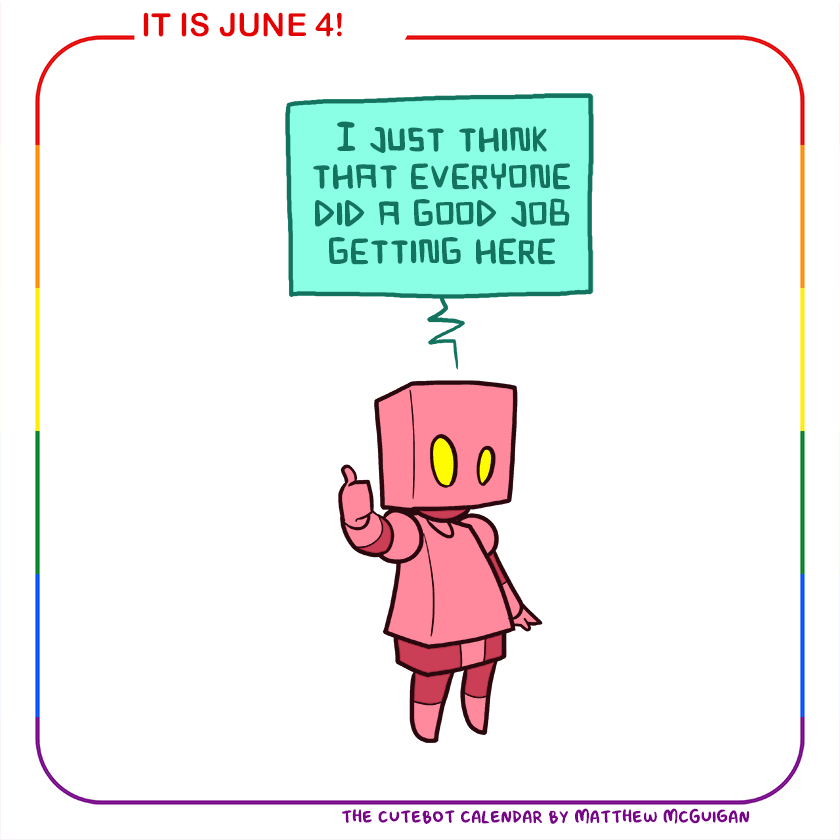 I just think that everyone did a good job getting here