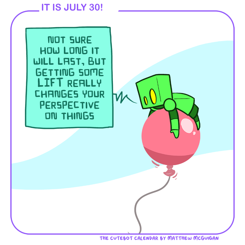 not sure how long it will last, but getting some LIFT really changes your perspective on things